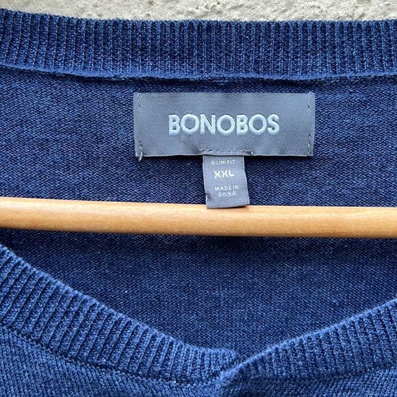 NWT Bonobos Henley Sweater Size XXL - Picture 4 of 9